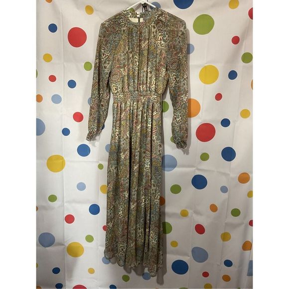 Lark & Grey Dress Cottage Style Floral Size Small 🌻🌸 - Picture 1 of 15
